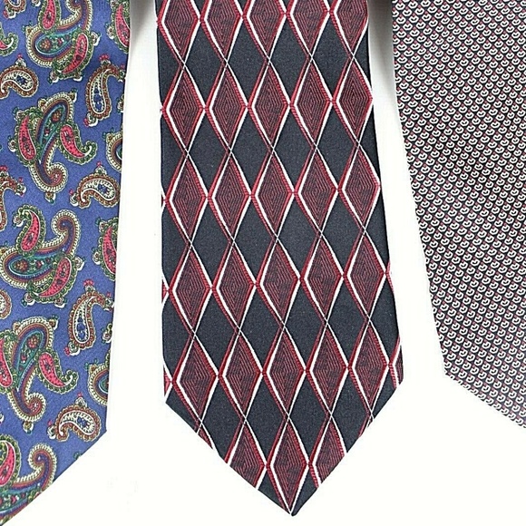 Stafford Mens Necktie 5 Designer Silk Ties     439 - Picture 5 of 7